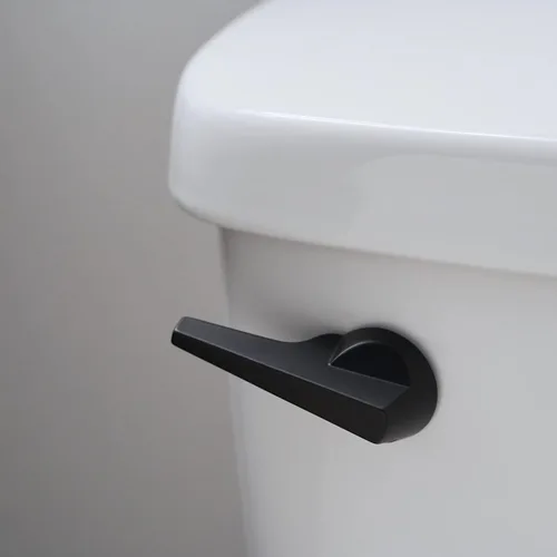 Soporte frontal de repuesto para manija de inodoro, palanca de metal con brazo de latón macizo, compatible con Kohler, American Standard, TOTO,