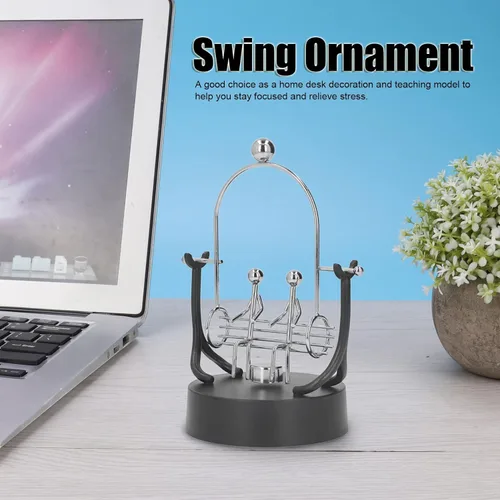 Miniatura 2 de KENANLAN Bolas de equilibrio, bolas de equilibrio de metal para parejas, bolas de equilibrio de péndulo, juguetes divertidos de ciencia física