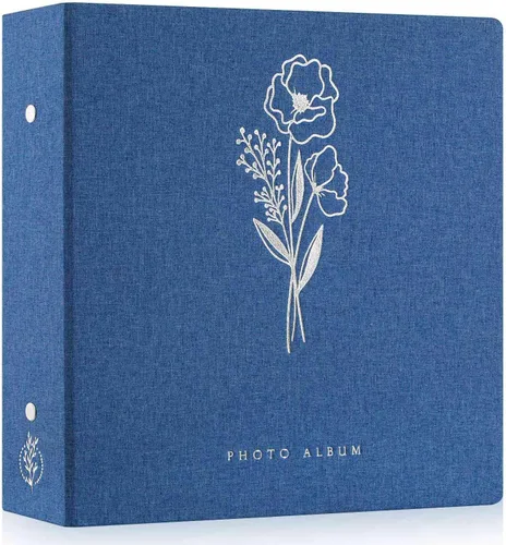 Miniatura 44 de Lanpn - Álbum de fotos autoadhesivo de lino, 40 páginas, álbum de fotos para manualidades, páginas adhesivas magnéticas, contiene fotos de 4 x 6, 7