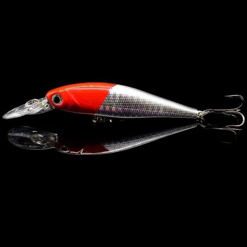 Miniatura 5 de Paquete de 10 señuelos de pesca, cebos duros, crankbait y Swimbait Kit de señuelos para agua dulce y salada, lubina, trucha, lucioperca, pez rojo