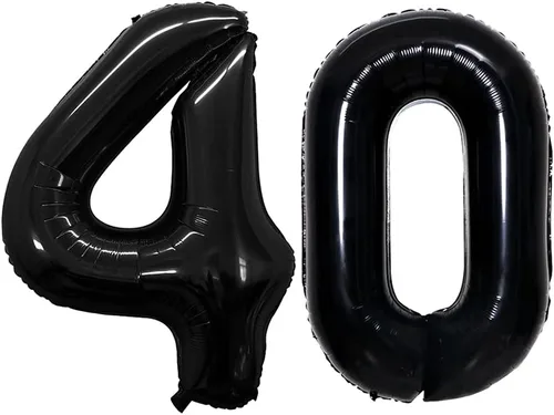 Miniatura 324 de Goer, conjunto de globos de papel aluminio para decoraciones de cumpleaños, globos de las letras de feliz cumpleaños y de números Oro