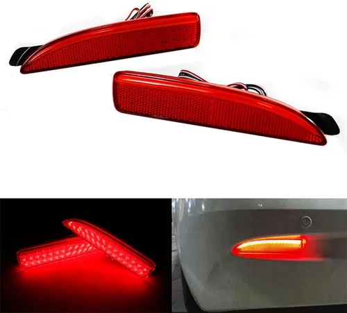 Miniatura 2 de 2 luces de freno traseras reflectoras de parachoques trasero para Mazda2 DY Mazda3 Axela Mazda6 Atenza