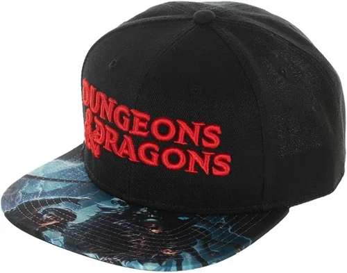 Bioworld Chainsaw Man Logo & Pochita Sombrero El Snapback Precurve Negro Para Hombre