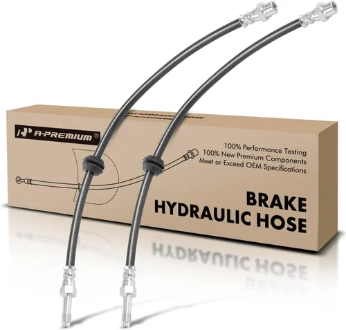 A-Premium Manguera hidráulica de freno delantero para conductor y pasajero compatible con modelos seleccionados de BMW - 323Ci, 323i, 325Ci, 325i,