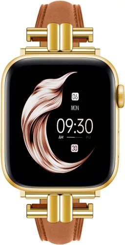Miniatura 11 de Juntan Correa delgada de cuero compatible con Apple Watch 38mm 40mm 41mm 42mm 44mm 45mm 46mm 49mm, pulsera de reloj de cuero genuino en forma de I