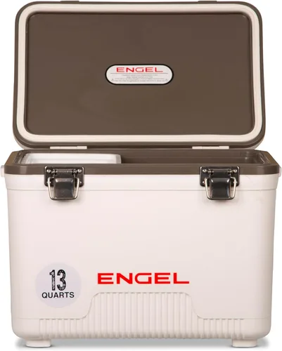 Miniatura 18 de Engel 13qt, refrigerador hermético, de secado al aire, Drybox y pequeña lonchera con carcasa dura para hombres y mujeres Rosa