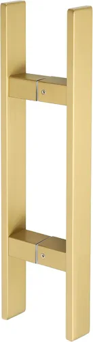 Miniatura 12 de Alise Manija de puerta de ducha, manija de puerta corrediza de vidrio de 16 pulgadas, manija trasera a trasera, compatible con vidrio de 1/8 a 3/5