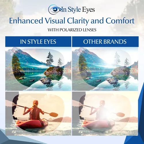 Miniatura 5 de In Style Eyes Lovin Maui - Lentes de sol bifocales envolventes, lentes de lectura polarizados que reducen el deslumbramiento solar, lente de línea