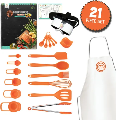 Miniatura 3 de Abacus Brands VR MasterChef Junior - Libro de cocina para niños de realidad virtual y juego de actividades de aprendizaje interactivo de ciencias