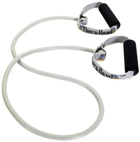 Miniatura 10 de THERABAND Tubos de Resistencia, Tubería Elástica de Látex Profesional con Mangos Suaves, Ejercicio, Terapia Física, Pilates Inferior, Entrenamientos
