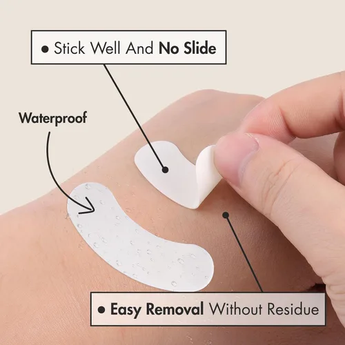 Miniatura 3 de Almohadillas de espuma para extensiones de pestañas, precortadas, 100 unidades, cinta de espuma médica debajo de los ojos, suministros de extensión
