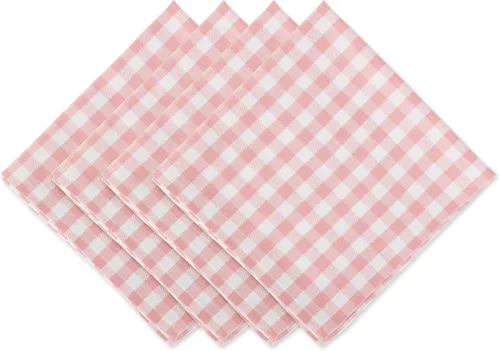 Miniatura 12 de DII Juego de servilletas de algodón lavable a máquina, básico diario, 20x20, rayas bajas, 6
