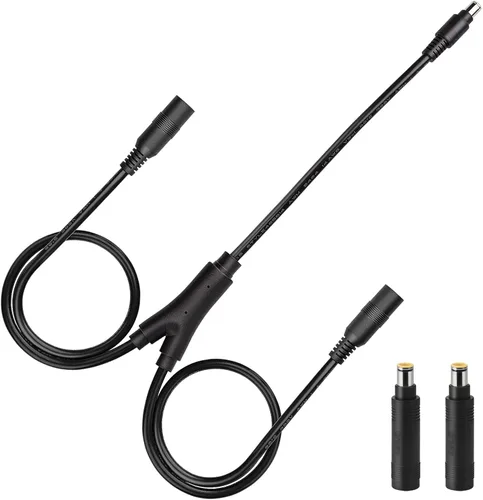 iGreely Cable adaptador divisor en Y de 0.315 pulgadas para panel solar, RV, automotriz, marina y estación de energía portátil, compatible con