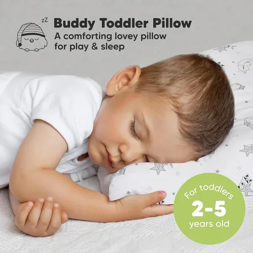Miniatura 2 de KeaBabies Almohada para niños pequeños con funda de almohada y tamaño jumbo de 14 x 20 pulgadas, almohadas suaves de algodón orgánico para dormir