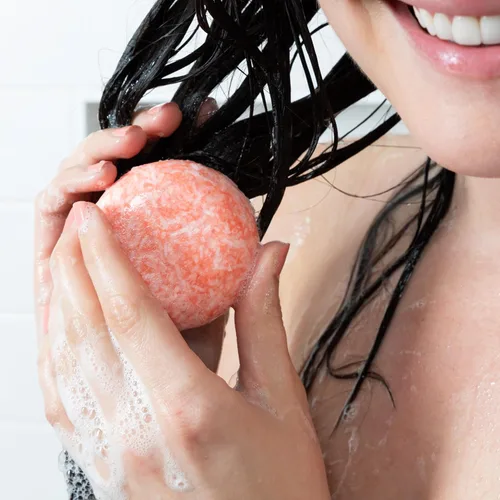 Miniatura 2 de Barra de champú natural Citrus Squeeze Shampoo Bar aclara el cabello graso pH equilibrado, seguro para el color Sin SLS, sin plástico, sin