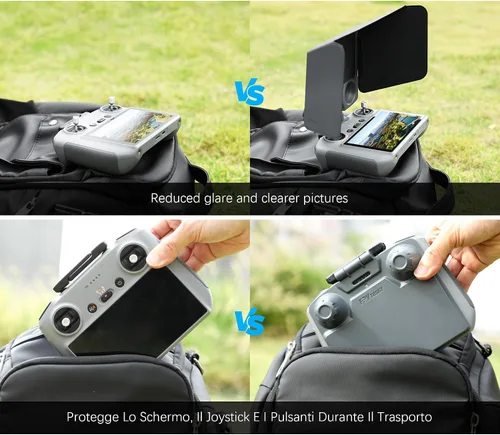 Miniatura 4 de FPVtosky Controlador RC 2 más kit de protector para DJI Lito X1/Mini 5 Pro/4 Pro/Flip/Air 3S, kit incluye cubierta de capó solar RC 2, cordón RC2