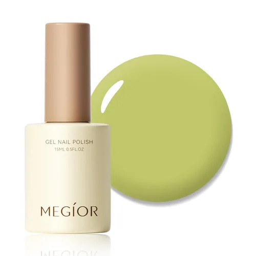 Miniatura 19 de MEGIOR Esmalte de uñas de gel blanco de 0.5 fl oz, color blanco antiguo, secado con luz UV, esmalte de gel francés, arte de uñas, salón de manicura