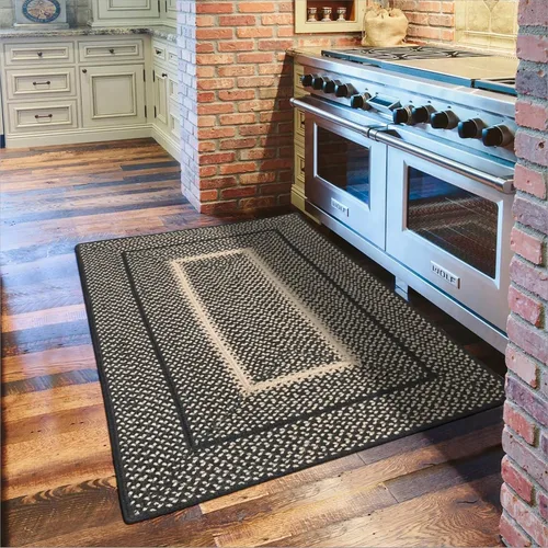 Miniatura 120 de Homespice Alfombras de Área Ovaladas Trenzadas de Yute Denim Azul de 8x10 pies para Sala de Estar, Dormitorio y Comedor. Apto para Mascotas. Estilos