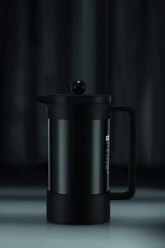 Miniatura 5 de Bodum Cafetera de prensa francesa sostenible de frijoles, 34 onzas, color negro
