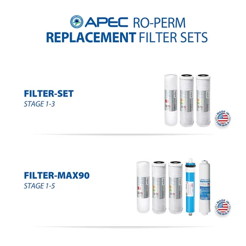 Miniatura 9 de APEC Water Sistemas RO-PUMP-220V Sistema de filtración de agua potable de ósmosis inversa ultra seguro de nivel superior con bomba de refuerzo hecha