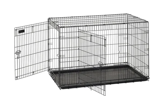 Miniatura 12 de Jaula grande con doble abertura Precision Pet, negra, Negro