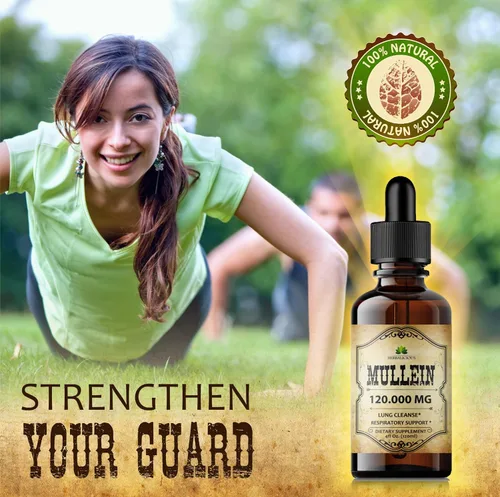 Miniatura 7 de HERBALICIOUS Gotas de gordolobo para pulmones – Suplemento orgánico de limpieza pulmonar con extracto de hoja de gordolobo (Verbascum Thapsus)