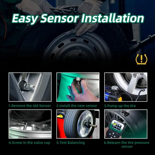 Miniatura 5 de Sensor de presión de neumáticos CDWTPS, 42607-33021 sensor TPMS, PMV-107J 315 Mhz, sistema de monitoreo de presión de neumáticos compatible