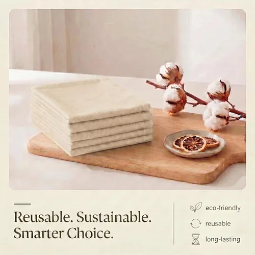 Miniatura 192 de Urban Villa Toallas de cocina 100% algodón para cocina (juego de 6) 20"x30" toallas de cocina altamente absorbentes, juego de ropa de cocina