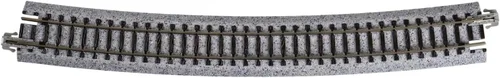 Miniatura 2 de Kato USA Model Train Products Unitrack, 28.268 in (28 1/4") Radius 15 grados Curve Track (4 piezas)