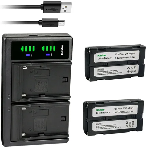 Miniatura 5 de Kastar Cargador de batería USB LTD2 para BDC46B, BDC-58, BDC58, BDC-70, BDC70, BLI-SRX1, SDL30, SDL50, CDC68, Energizer ERC610, Fuji VMBPL30A