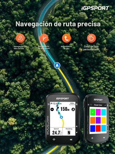 Miniatura 2 de iGPSPORT BSC200S GPS Bike Computer, navegación de ruta inalámbrica 2,4" pantalla Bluetooth ANT+Ciclo ordenador IPX7 impermeable