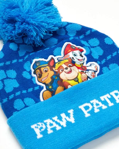 Miniatura 4 de Nickelodeon Paw Patrol - Conjunto de gorro y guantes de invierno para niños (edad 2-7)
