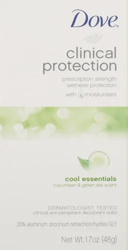 Miniatura 2 de Dove Clinical Protection - Desodorante antitranspirante, Cool Essentials, 1.7 onzas, (paquete de 2)