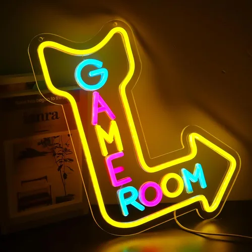 Miniatura 18 de Letreros de neón de feliz cumpleaños para decoración de pared, luz de neón LED para dormitorio, decoración de fiesta de cumpleaños de Navidad