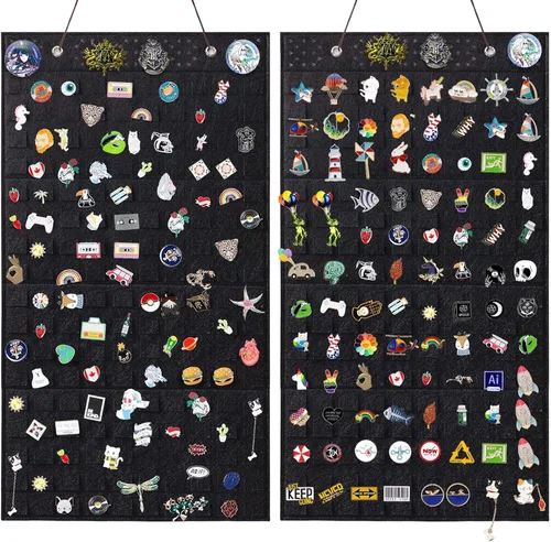 Miniatura 9 de Mi Ya Mi Lai Organizador de Alfileres y Broches para Colgar en la Pared, Estuche de Exhibición de Colección de Alfileres, Soporte de Almacenamiento