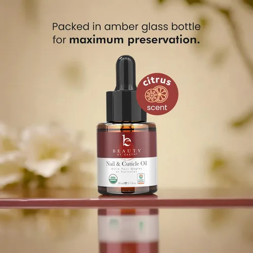 Miniatura 5 de Aceite orgánico para uñas y cutículas, aceite de uñas fabricado en Estados Unidos para crecimiento y fuerza con jojoba y vitamina E, reparación
