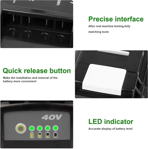 Miniatura 2 de Futurebatt [Paquete de 2] Batería de repuesto de alto rendimiento de 6.0 Ah! 40 voltios para herramientas eléctricas RYOBI 40V OP4026 OP40201 OP4030