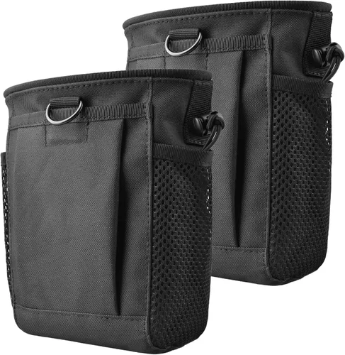Miniatura 18 de TRIWONDER Bolso táctico para cigarrillos MOLLE pequeño, bolsa militar, estuche para baterías, porta tarjetas EDC, tarjetero, ranura para encendedor