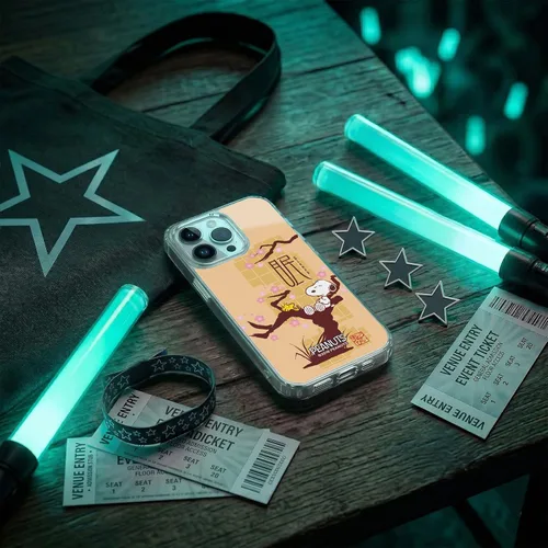 Miniatura 457 de Carcasa de gel para iPhone 7 Plus/iPhone 8 Plus, diseño de Snoopy Oriental de Peanuts, Badges