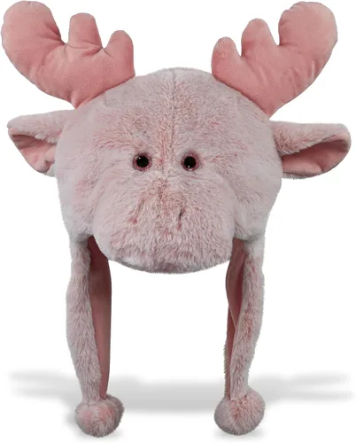 Miniatura 33 de DolliBu Gorro de felpa – Gorro de peluche de forro polar súper suave con orejeras, acogedor sombrero de invierno cálido para niños – Talla única