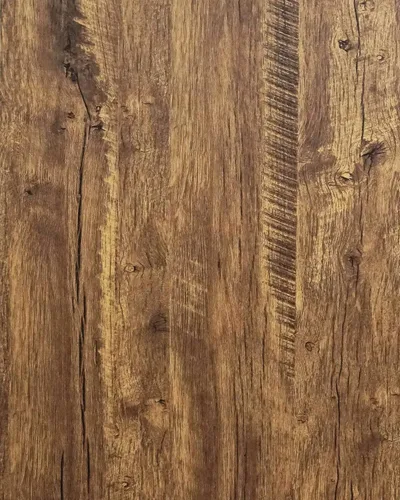 Miniatura 10 de EeeComing Papel tapiz de madera de 118" x 17.7" pulgadas, papel de contacto despegar y pegar, madera marrón, papel tapiz autoadhesivo de madera