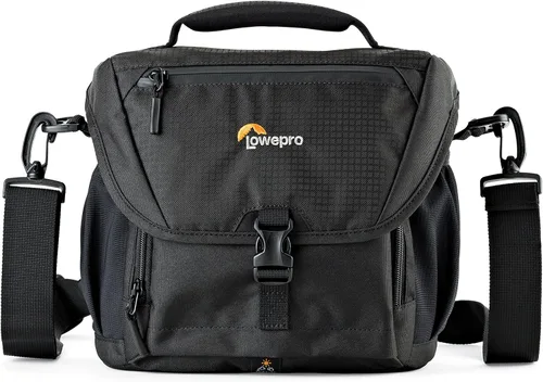 Lowepro LP37121, Bolso para cámara Nova 170 AW II, Compatible con DSLR con lente de 24-105mm acoplada, dron fotográfico compacto, 1-2 lentes