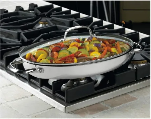 Miniatura 3 de Cuisinart 7BSO-34 - Servidores de buffet ovalados de acero inoxidable de 13-1/2 pulgadas, color plateado