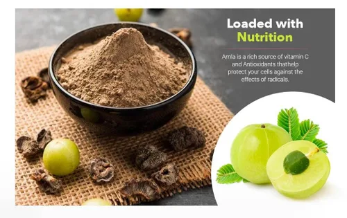 Miniatura 5 de Amla Powder 1 lb (16 onzas) Procesado a partir de bayas silvestres Amla cultivadas orgánicamente sin OMG No irradiado Sin gluten crudo Sin