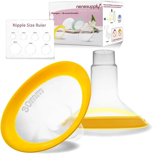 Miniatura 24 de Nenesupply Brida suave de 19mm compatible con piezas de extractor de leche Medela, repuesto de brida de 19mm para accesorios Medela compatibles