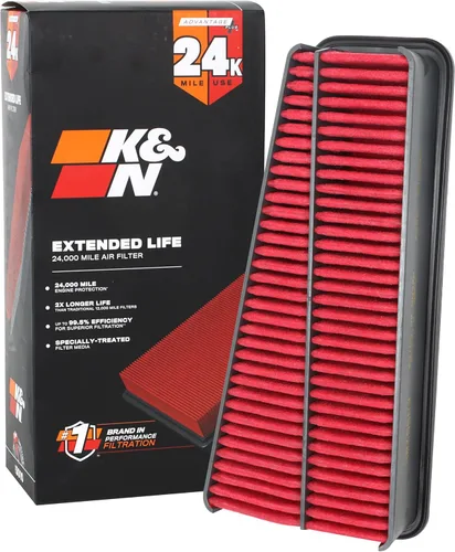 Miniatura 13 de Filtro de aire de alto rendimiento K&N 33-2281, con kit de mantenimiento para filtros, Filtro para aire