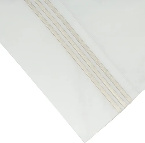 Miniatura 9 de Pointehaven Funda de almohada bordada de algodón egipcio de 300 hilos (negro, estándar)