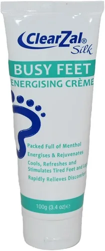 Miniatura 4 de Clearzal Busy Feet - Crema energizante refrescante para pies, repleta de mentol para aliviar el dolor de pies cansados y doloridos, refresca