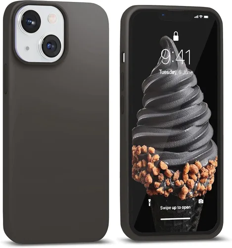 Miniatura 23 de IceSword Funda compatible con iPhone 13 Mini, color morado clavo, fundas de silicona para teléfono, ultra delgada, protección a prueba de golpes