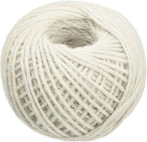 Miniatura 12 de MECCANIXITY Cuerda de yute de 164 pies de 0.079 in, cuerda de yute, cuerda de yute natural, verde para manualidades, jardinería, agrupamiento